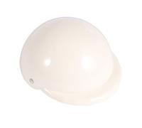 TOBBOMEY PET Helmet Safety Hat for Dogs and Cats Adjustable Sun and Rain Protection 6-Inch White PET Supplies