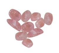 TOBBOMEY Pink Natural Polished Crystal Stone Chips Tumbled Stones for DIY Crafts Home Decor Fish Tank Purification and Enhancement