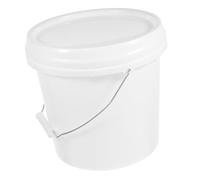 TOBBOMEY Plastic Storage Bucket with Lid and Handle Food-grade Paint Container for Pigment Paint and Multipurpose Use High-strength Sealed Pail for Daily Packaging and Storage