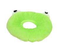 TOBBOMEY Plush Cat Collar Small S Frog Design Soft Breathable Pet Surgery Cone Anti-scratch Neck Protector for Cats After Surgery
