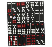 TOBBOMEY Portable Chinese Paigow Tiles Traditional Poker Board Game for Home Party Travel Outdoor Entertainment Lightweight and Compact for Family and Friends Gathering