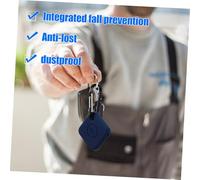 TOBBOMEY Portable Midnight Blue Silicone Protective Case with Keychain for Tile Mate Generation Tracker Easy to Install and Remove Anti-drop and Anti-lost Sleeve for Family and Friends