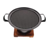 TOBBOMEY Portable Mini Bbq Grill for People Aluminium Alloy Tabletop Smokeless Camping Barbecue Furnace Easy to Clean and Use for Outdoor Picnic and Home Cooking
