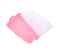 TOBBOMEY Portable Plastic Sandbox with Lid Small Storage Container for Outdoor Activities Wear-resistant Sand Tray for Organized Playtime and Multi-scenario Use
