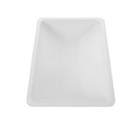 TOBBOMEY Portable Wheelchair Commode Pan Lightweight Plastic Removable Bedside Toilet for Elderly and Disabled Mobility Users, Sliding Bedpan Compatible with Shower Chairs, Medical Aid