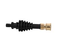TOBBOMEY Pressure Washer Extension Adapter Short Rod with Copper Connector Flexible Power Washer Lance Replacement for Car Washing High Strength Material