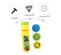 TOBBOMEY Projection Flashlight for Educational Plaything Hand-eye Coordination Interactive Animal Zoo Projector Safe Light