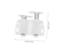 TOBBOMEY Push to Open Cabinet Latch Replacement Automatic Rebounding Door Catch for Kitchen Wardrobe Cupboard Smooth Polished Cabinet Door Closures Easy Install Accessory