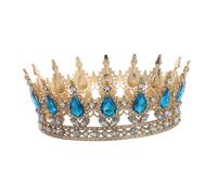 TOBBOMEY Queen Crown Rhinestone Tiaras for Women Elegant Hair Accessories for Weddings Pageants Birthday Parties Lightweight and Comfortable Design for All Ages Vintage Crystal