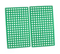 TOBBOMEY Rabbit Cage Floor Mat 2pcs Non-slip Plastic Rabbit Feet Pad for Small Animals 30x50cm Chinchillas and Hamsters