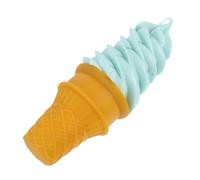 TOBBOMEY Realistic Fake Ice Cream Cone Model for Pretend Play and Food Display, Lifelike Plastic Ice Cream Toy for Boys and Girls, Photography Props, Blue Turbo Cone Design