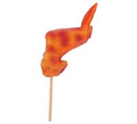 TOBBOMEY Realistic Rice Stuffed Wing Prop for Kitchen Decor Multipurpose Faux Grilled Chicken Display for Restaurant Photo Shoot Video and Stage Food Props Authentic Chinese Food Model