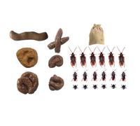 TOBBOMEY Realistic Simulation Poo Novelty Prank Props Lightweight Compact for April Fools Halloween Party Scare Games and Practical Jokes