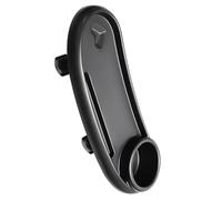 TOBBOMEY Removable Stroller Tray with Cup Holder Snack Tray for Pram Pushchair Easy Install and Clean Stable Support for Meals and Drinks Black