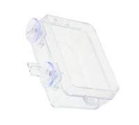 TOBBOMEY Reptile Feeding Bowl Cup Anti-escape Design for Bearded Dragons Chameleons and Geckos Easy to Clean and Install Holds Food and Water Transparent Dish