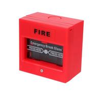 TOBBOMEY Resettable Manual Fire Alarm Button for Traditional Systems Emergency Call Point Switch with Key Reset Reliable Quick Activation for Safety and Immediate Fire Alert
