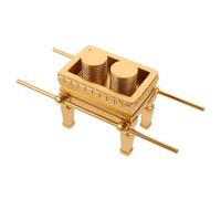 TOBBOMEY Resin Golden Altar Religious Festival Ornament Compact Table Centerpiece Decor for Prayer Memorial Spiritual Celebrations and Holiday Commemorative