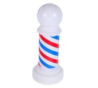 TOBBOMEY Reusable Red White Blue Neon Light Small Decorative Open Sign Lamp for Barbershop Salon Portable Eye-catching Hairdressing Equipment with Soft Glow Space-saving Barbershop