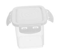 TOBBOMEY Reusable Yogurt Storage Box Airtight Food-safe Container for Yogurt Bread Cereals Beans and Snacks Plastic Fermenting and Dry Fruit Storage Case with Lid Easy to Clean and