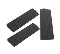 TOBBOMEY Robot Vacuum Threshold Ramp 3pcs Non-slip Indoor Entry Ramp Small Triangular Wheelchair Portable for Doorways and Low Steps