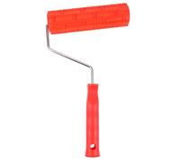 TOBBOMEY Rubber Texture Roller Paint Brush Embossing Pattern Tool for Wall Floor Cabinet DIY Decoration with Soft Wear Resistant Surface