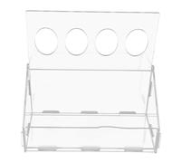TOBBOMEY Rutin Chicken Feeder Acrylic Hen Feeder Flip-over Design Easy Cleaning for Birds Pigeons