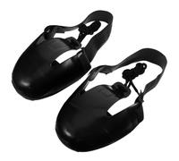 TOBBOMEY Safety Shoe Toe Covers Impact Resistant Protective Overshoes for Construction and Factory Work Labor Insurance Overshoes Fit for Men and Women Black