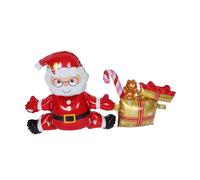 TOBBOMEY Santa Balloon Adults Merry with Foil Decorations Balloons Decoration Snow for Cartoon Number Self Christmas Party Inflatable Bauble Decorative Aluminum Film Golden