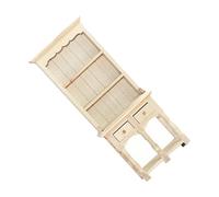TOBBOMEY Scale Dollhouse Furniture Decoration for Bedroom Small Storage Display Mini Furniture Adornment Accessory