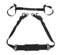 TOBBOMEY Scooter Shoulder Carrying Strap with Quick Release Buckles Wear-resistant Load-bearing Balance Bike Handle Kit for Easy Folding and Portable Transport Black