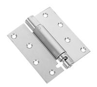 TOBBOMEY Self-Closing Stainless Steel Spring Door Hinges 4-inch Thick Automatic Rebound Hardware for Single Direction Doors for Home and Commercial Use