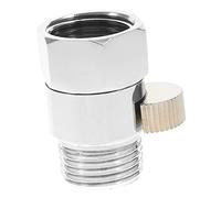 TOBBOMEY Shower Flow Control Valve Point Shut Off for Bathroom Shower Head Portable Water Stopper Replacement with Leak Resistant Design Flow Restrictor for Hose and Sprayer