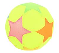 TOBBOMEY Silent Indoor Soccer Ball Soft Fabric Covered High Bounce Quiet Playroom Football for Safe Physical Activity and Motor Skill Development