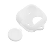 TOBBOMEY Silicone Protective Camera Case Cover for Sports Action Camera White Shockproof Sleeve with Lens and Body Protection