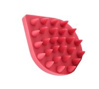 TOBBOMEY Silicone Scalp Massage Brush Water Drop Shaped Shampoo Brush Portable Hair Washing Massager for Scalp Exfoliation and Dandruff Removal in Bathroom Use