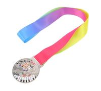 TOBBOMEY Silver Music Note Award Medals Zinc Alloy Competition Medals for Piano Violin Singing Contests