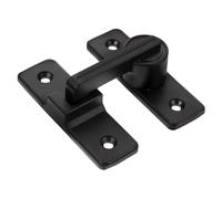 TOBBOMEY Sliding Barn Door Lock with Luminous Pinball Latch Portable No-Drill Privacy Security Clasp for Wooden Gates Bathrooms Bedrooms Cabinets and Garden Doors
