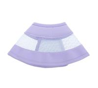 TOBBOMEY Soft Recovery Cat Cone Collar Purple S Anti-lick and Scratch Pet Neck Cone for Cats after Surgery Comfortable Protective Recovery Collar for Kitten