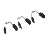 TOBBOMEY Soft Silicone Eyeglass Nose Pads Replacement with Screw-in Mechanism Comfortable Non-Slip Nose Bridge Support Cushions for Sunglasses and Spectacles Pressure-Relief Bracket for