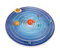 TOBBOMEY Solar System Planet Models DIY Painting for Smooth Texture Educational Puzzle for Boys and Creative Art Craft Activity Safe and Easy to Hold