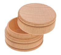 TOBBOMEY Solid Beechwood Tooth Box with Hair Keepsake Storage Smooth Finish Wooden Tooth Collection Organizer for Memory Preservation