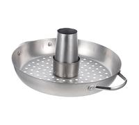 TOBBOMEY Stainless Steel Chicken Roaster Rack Vertical Roasting Stand Oven Safe Pan for Roasting Chicken Goose Easy to Assemble and Disassemble Multipurpose Cooking Tool