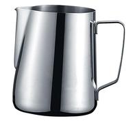 TOBBOMEY Stainless Steel Milk Frothing Pitcher Multi-Function Household Steaming Cup for Cappuccino Latte with Ergonomic Handle Easy to Clean