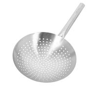 TOBBOMEY Stainless Steel Multi Functional Oil Filter Colander Spoon with Heat Resistant Handle Fine Mesh Wire Skimmer for Frying Hot Pot Soup Ladle Kitchen Strainer