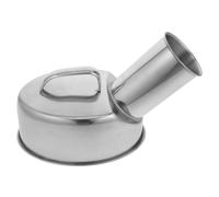 TOBBOMEY Sturdy Stainless Steel Urinal Loo Urinal Mens Urine Bottles for Men Spill Capacity
