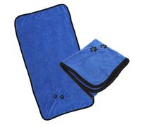 TOBBOMEY Super Absorbent Pet Bath Towel Thickened Fast Drying Fiber Cloth for Dogs and Cats Soft Comfortable Material Protecting Pets From Cooling After Bath