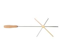 TOBBOMEY Thermal Conduction Experiment Teaching Aids Experiment Tool Thermal Conductivity Rods Demonstrator Heat Conductor Physics Stainless Steel