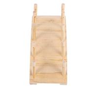 TOBBOMEY Tiny Wooden Arch Bridge for Dollhouses and Fairy Gardens Lightweight Miniature Garden Accessory for Bonsai Terrariums and Creative Displays Craftsmanship