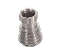 TOBBOMEY Titanium Alloy Pendant Bead for Parachute Cord Lanyard Scratch-resistant Survival Gear Accessory Streamlined Stabilizer for Outdoor Adventures and DIY Titanium Cord Projects