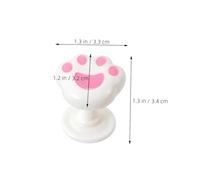 TOBBOMEY Toilet Flush Button Replacement Abs Decorative Push Button Helper for Bathroom Toilet Tank Easy to Press and Install for Home and Hotel